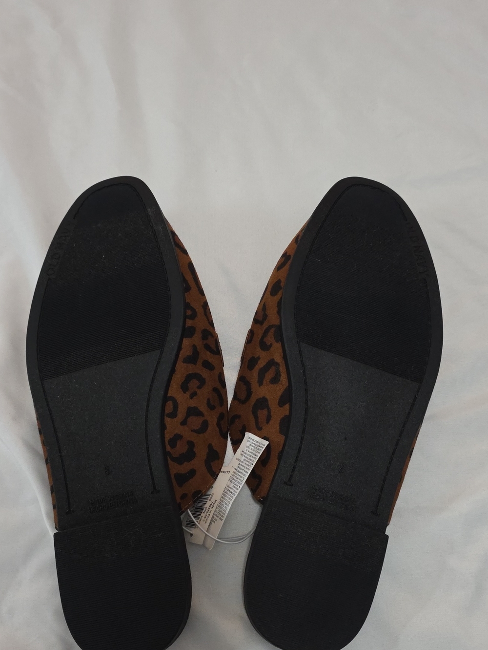 Leopard Print Brown Slip-On Mule Loafers - Picture 4 of 5